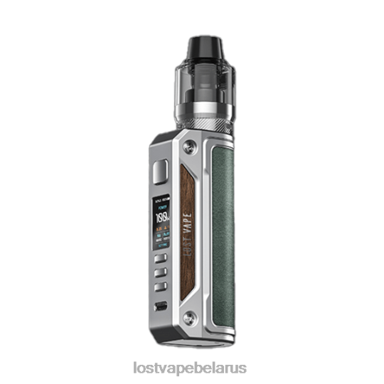 Lost Vape Thelema комплект соло 100 Вт нержавеющая сталь/зеленый минерал 4XNRV13 Lost Vape Contact