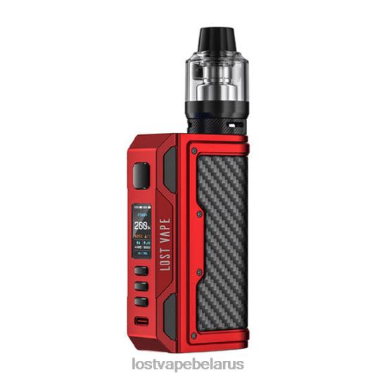 Lost Vape Thelema комплект квест 200 Вт матовый красный/углеродное волокно 4XNRV139 Lost Vape Pods Near Me