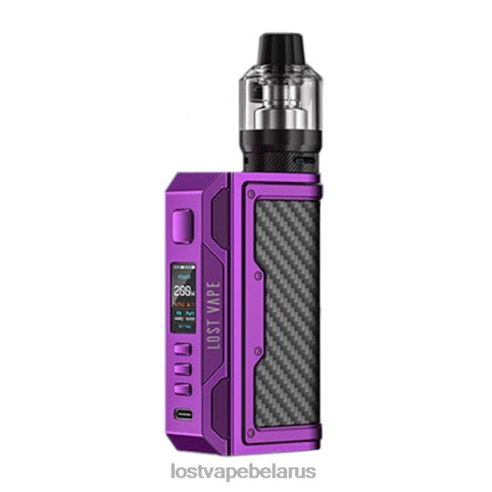 Lost Vape Thelema комплект квест 200 Вт фиолетовый/углеродное волокно 4XNRV147 Lost Vape Near Me Belarus