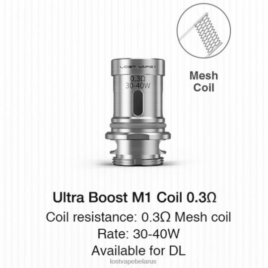Lost Vape Ultra катушки повышения (5 шт.) м1 v2 0,3 Ом 4XNRV346 Lost Vape Review Belarus