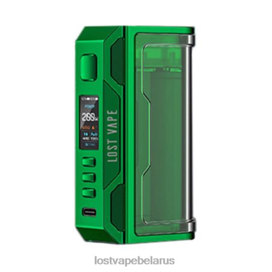 Lost Vape Thelema квест 200w мод зеленый/прозрачный 4XNRV185 Lost Vape Wholesale Belarus