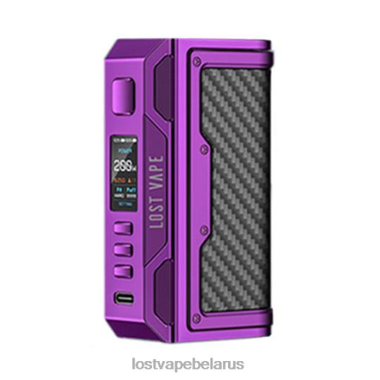 Lost Vape Thelema квест 200w мод фиолетовый/углеродное волокно 4XNRV186 Lost Vape Review Belarus