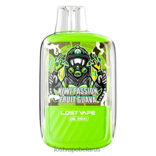 Lost Vape Orion ob5500 5500 капель 14мл 50мг одноразовые киви, маракуйя, гуава 4XNRV103 Lost Vape Contact
