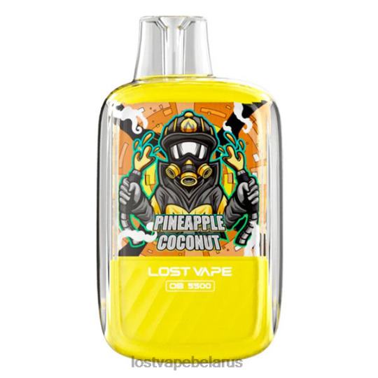 Lost Vape Orion ob5500 5500 капель 14мл 50мг одноразовые ананас кокос 4XNRV104 Lost Vape Flavors Belarus