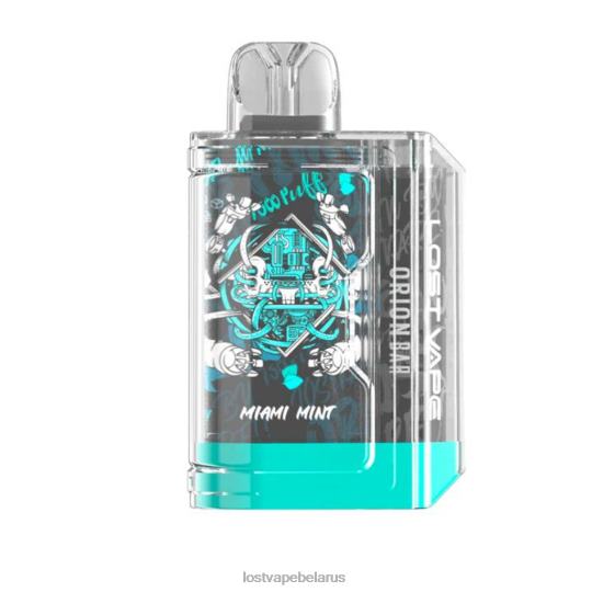 Lost Vape Orion бар одноразовый | 7500 слойка | 18мл | 50мг Майами мята 4XNRV84 Lost Vape Flavors Belarus