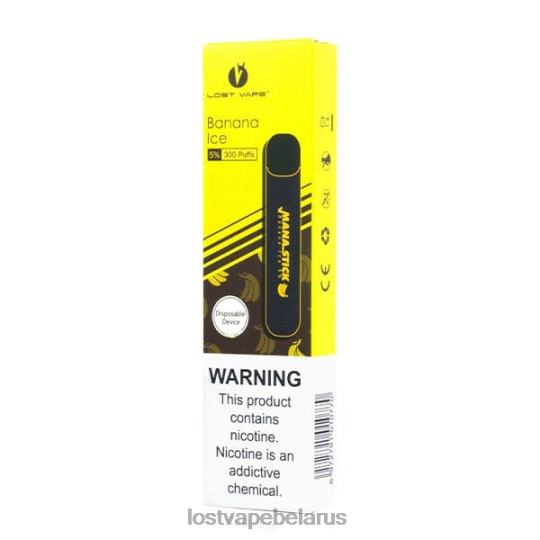 Lost Vape Mana палочка одноразовая | 300 затяжек | 1,2 мл банановый лед 5% 4XNRV404 Lost Vape Flavors Belarus