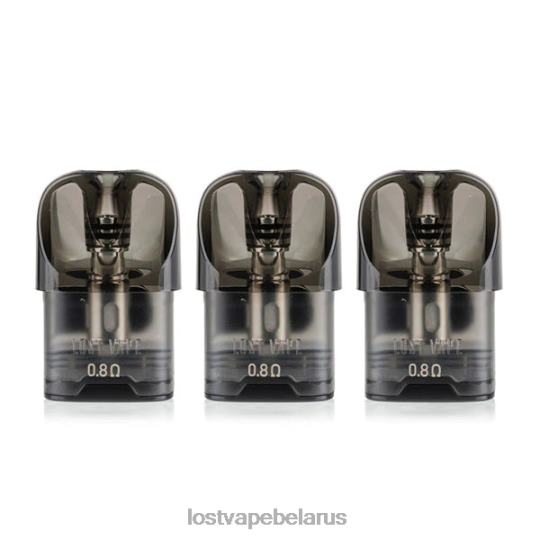 Lost Vape URSA сменные капсулы | 2,5 мл (3 упаковки) зеленый 0,8 Ом 4XNRV125 Lost Vape Wholesale Belarus