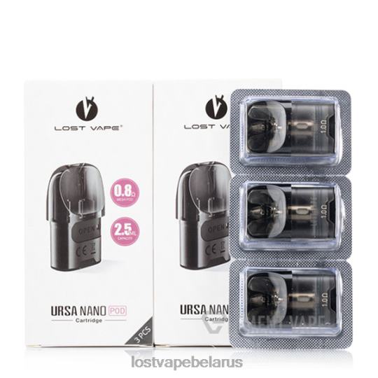 Lost Vape URSA сменные капсулы | 2,5 мл (3 упаковки) розовый 1.Ом 4XNRV128 Lost Vape Price
